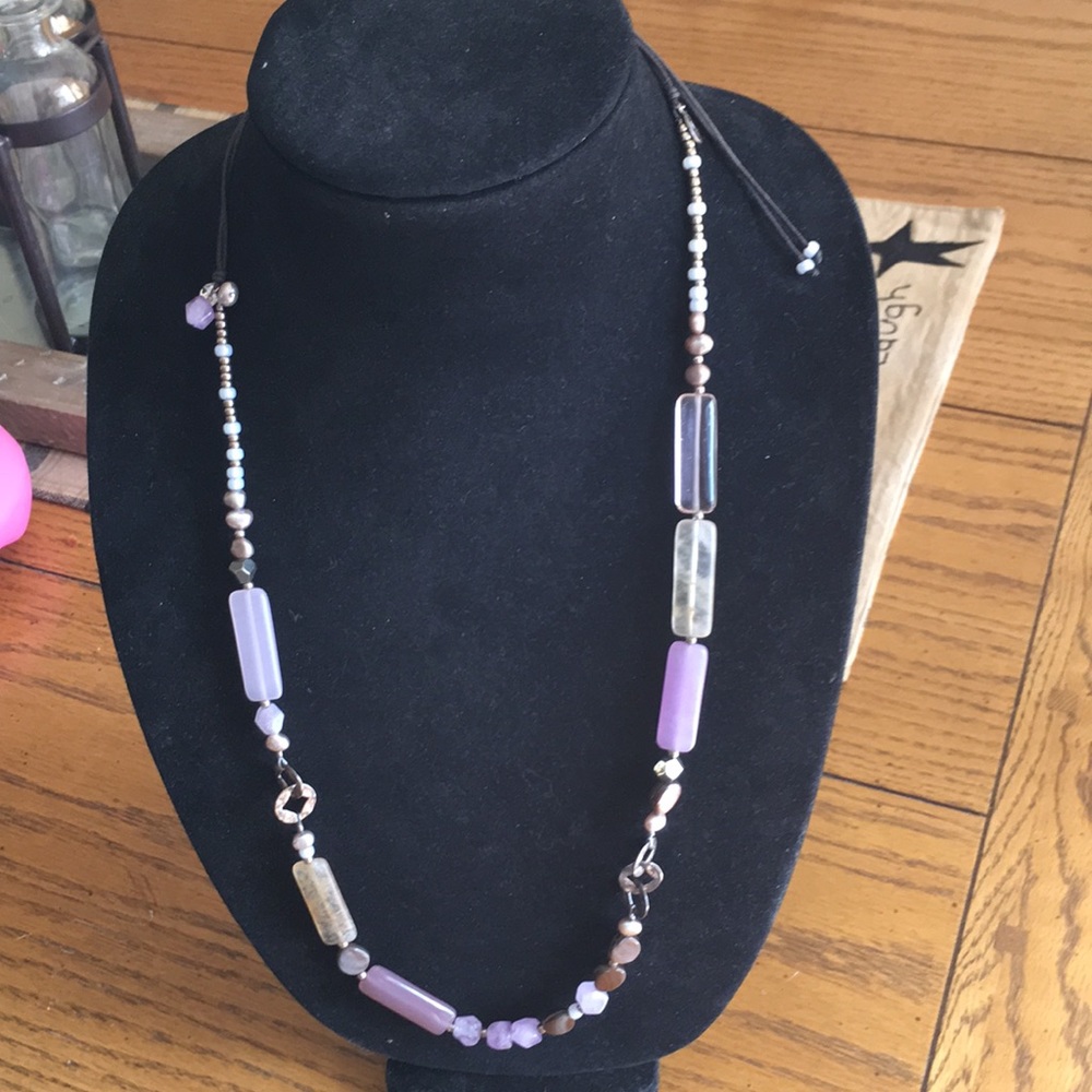 Silpada “Fields of Lavender” Necklace Retired